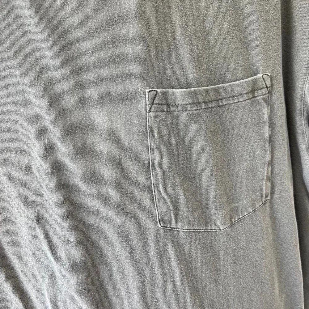 Goodfellow & Co Grey Pocket Tee Vintage Distressed Mens Sz XL